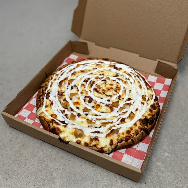 BBQ Chicken Pizza.