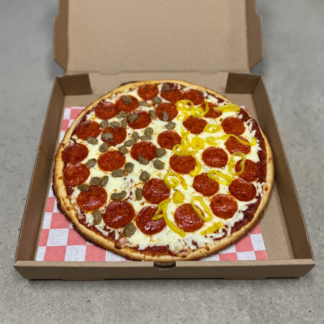 Pepperoni Lovers Pizza.
