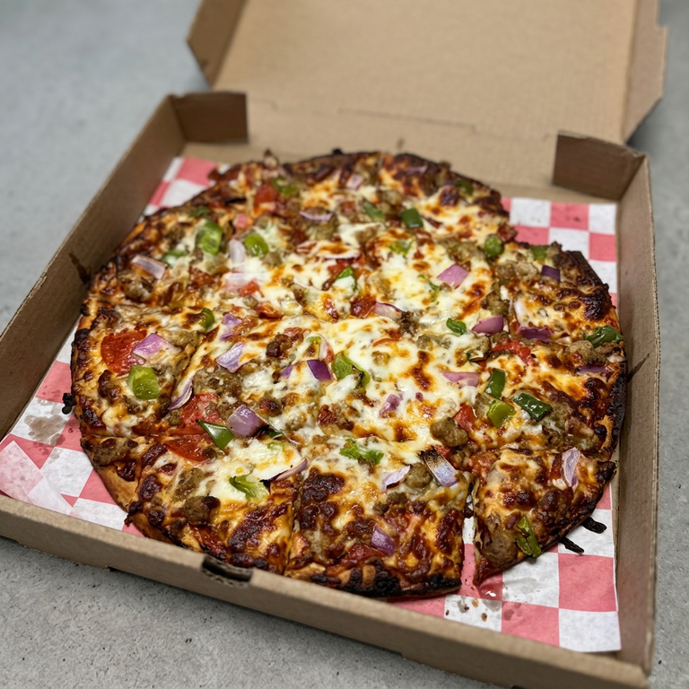 Delicious Supreme Pizza Awaits